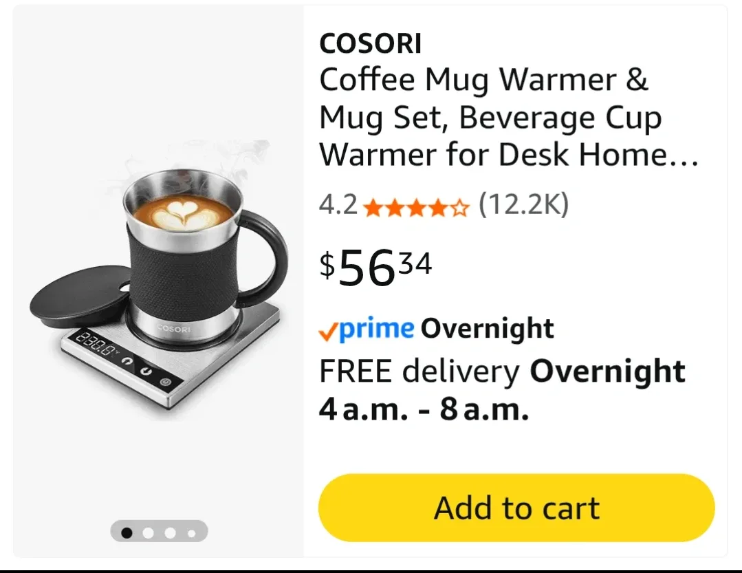 Cosori Coffee Mug Warmer image indicator(3)