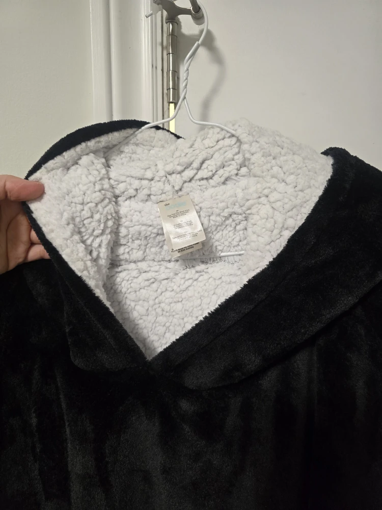 Oodie Original Hooded Blanket Extra Large Sweater - BLACK - photo 3