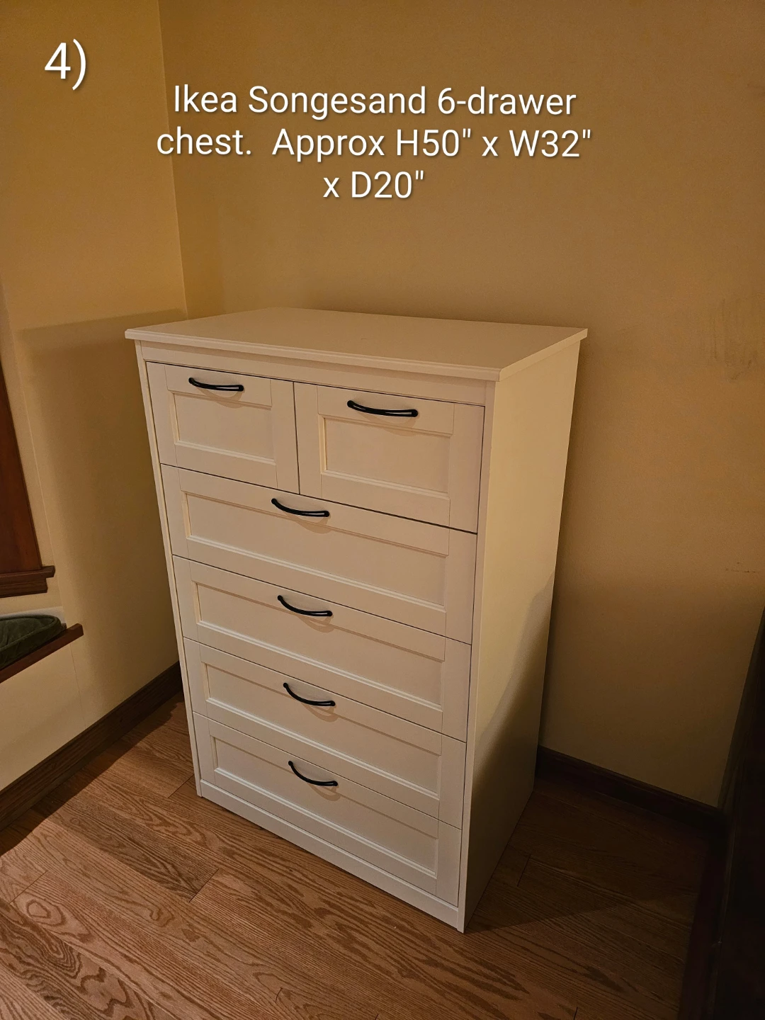 IKEA Songesand 6-Drawer Chest