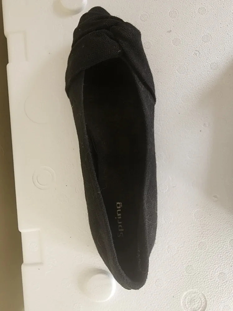 Call It Spring Black Flats - Size 8 worn once image indicator(3)