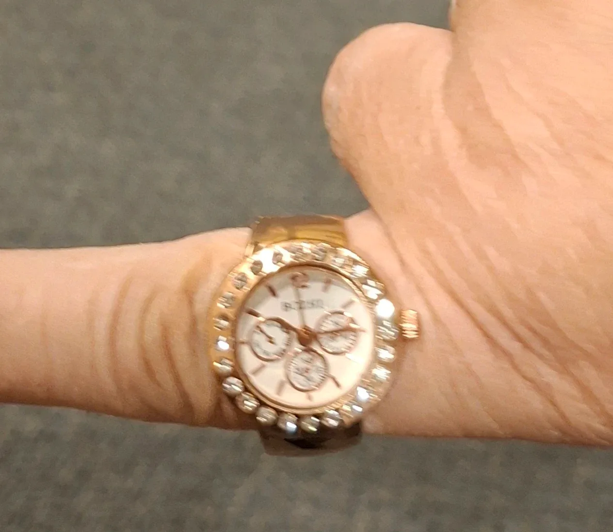 Bizzaro Gold-Tone Watch