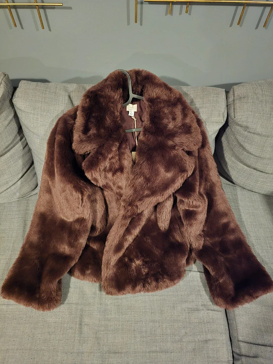 New Day Faux Fur Jacket - Size S image indicator(2)