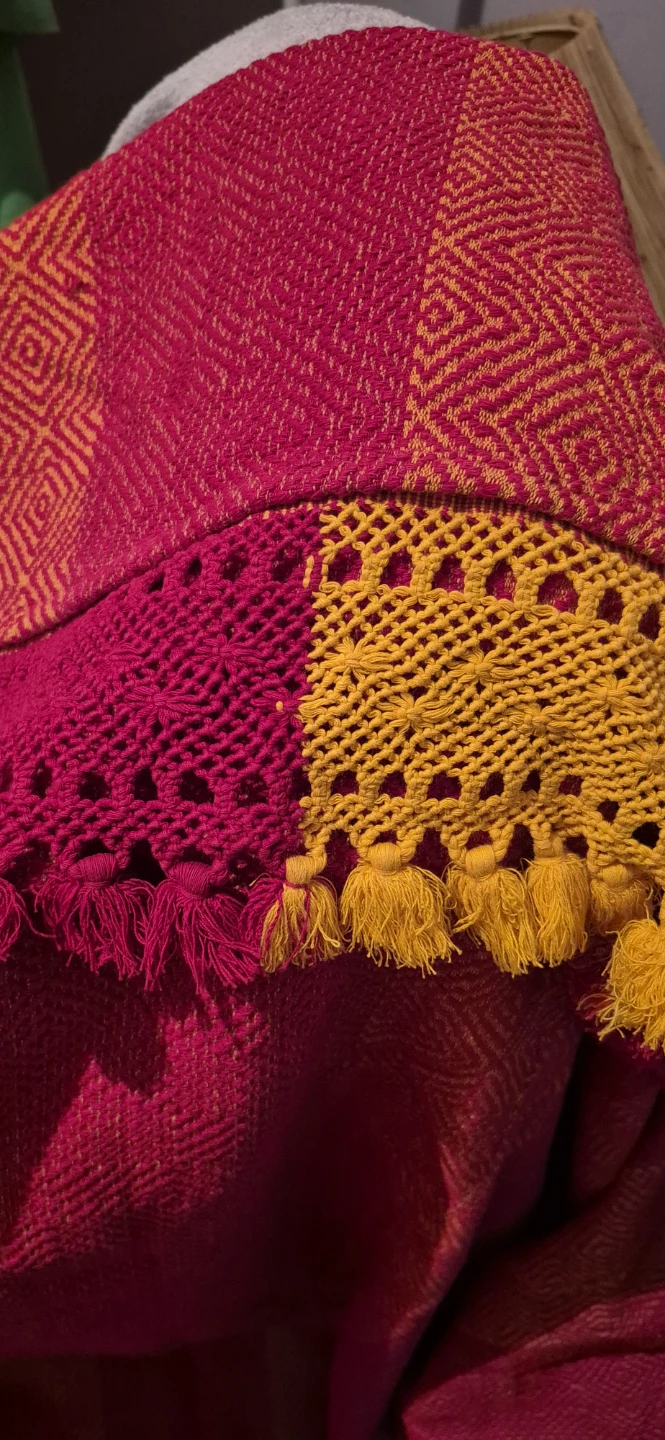 18th Century Loom Weaving Blanket-Italy - photo 2