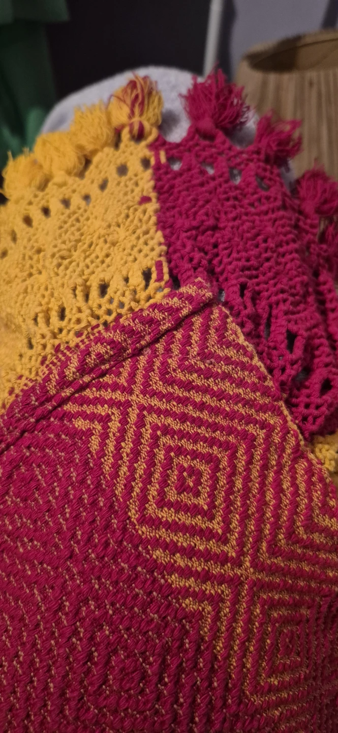 18th Century Loom Weaving Blanket-Italy - photo 5