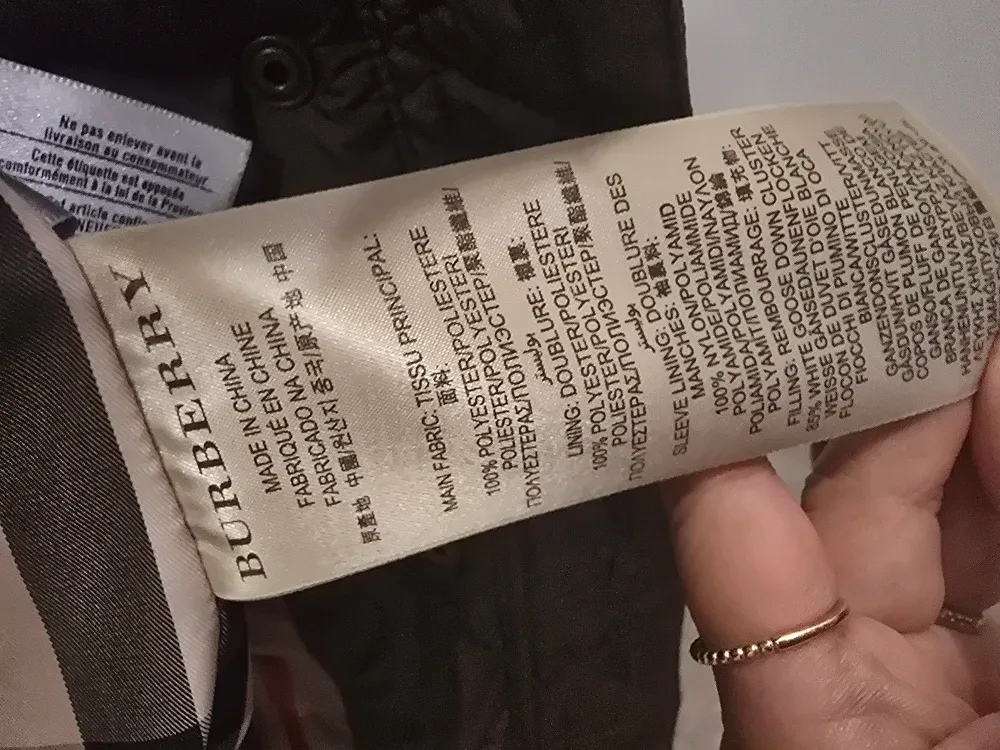 Burberry Brit Quilted Down Puffer Coat image indicator(4)