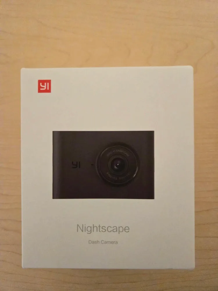 YI Nightscape Dash Cam 1080p Wi-Fi, Sony Sensor, Night Vision