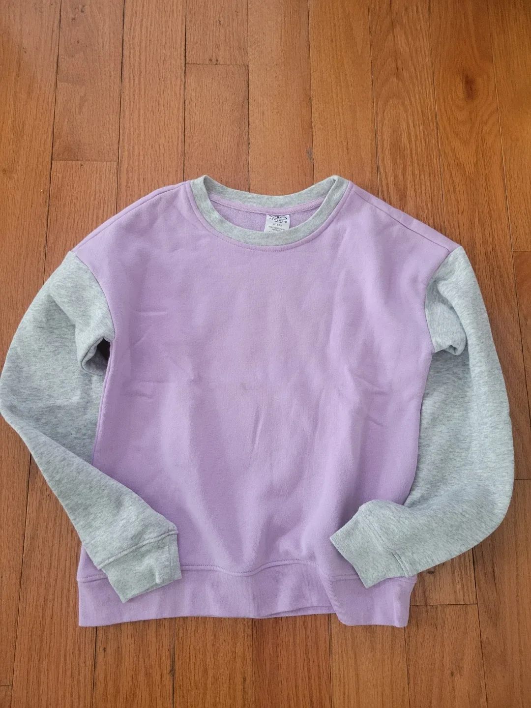 Athleta Girl Lavender/Gray Sweatshirt