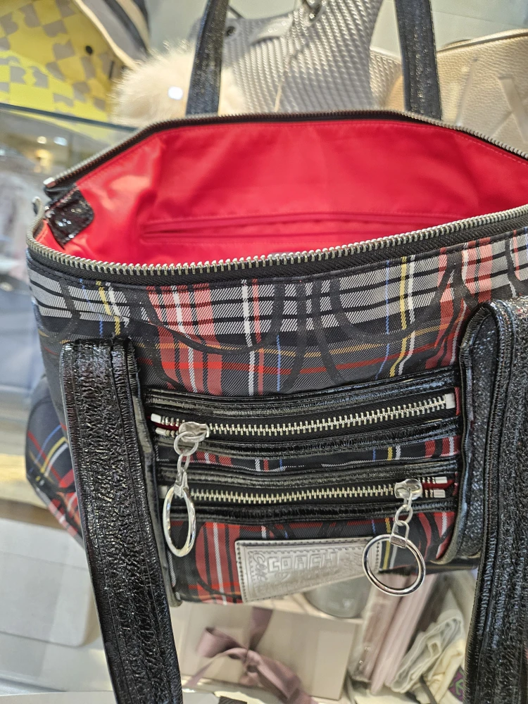 Coach Plaid Tote Bag - photo 4