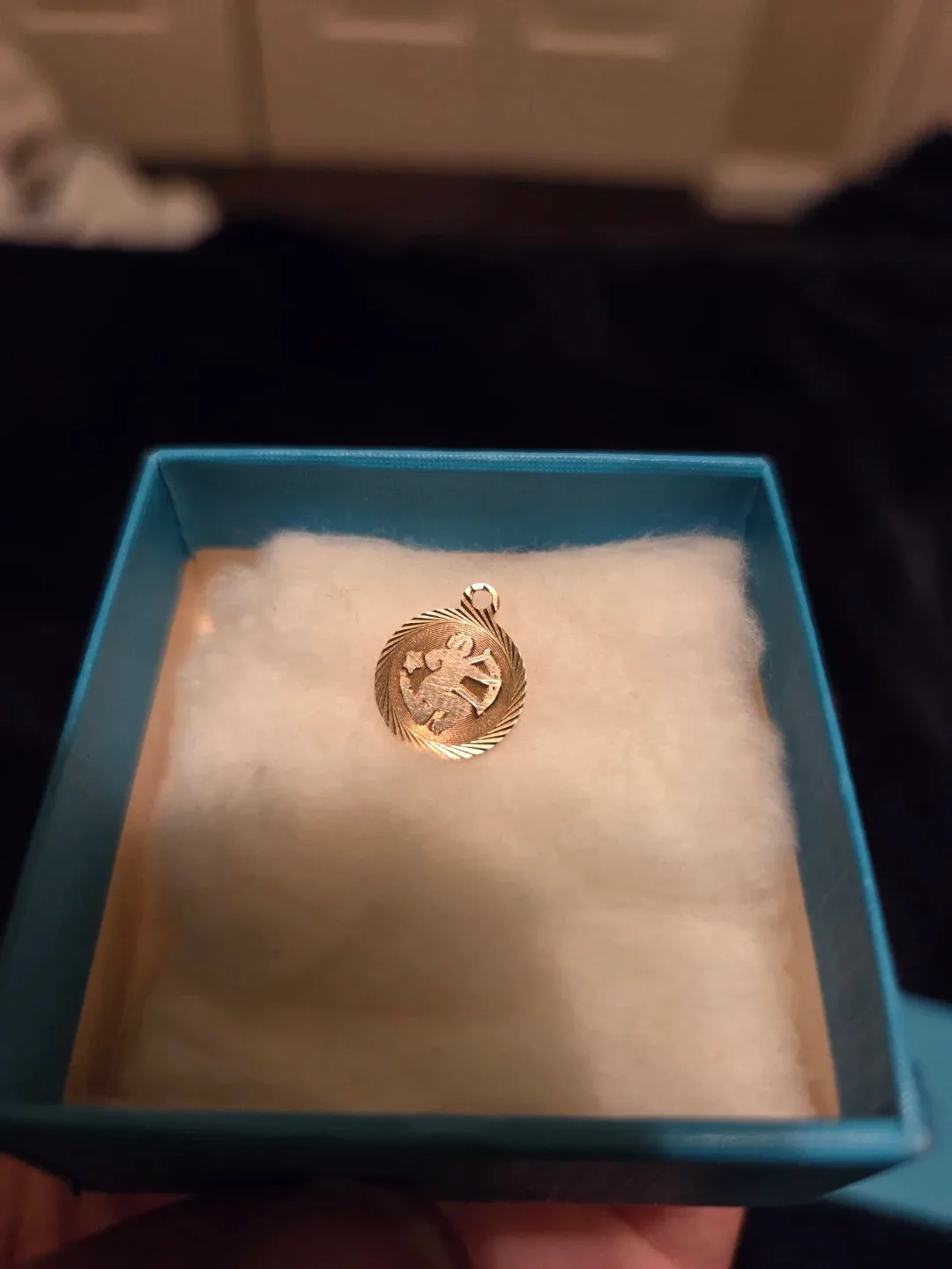 10k Yellow Gold Sagittarius "Archer" Zodiac Pendant image indicator(9)