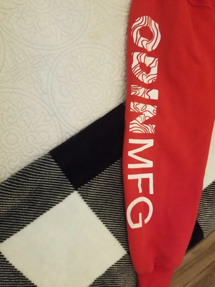 Odin MFG Red Hoodie - Size Small - photo 3