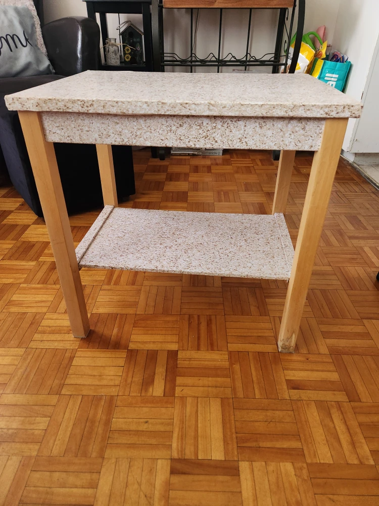 Side Table with Shelf  #cleanout - photo 3