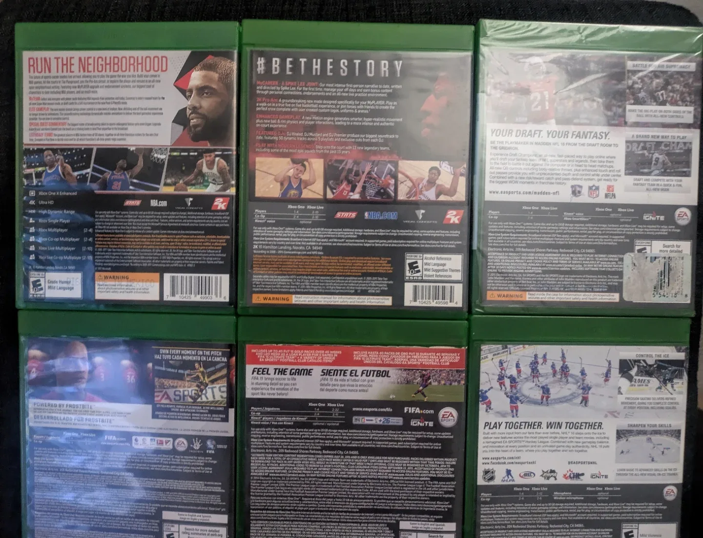 Xbox One Games: NBA 2K18, NBA 2K16, Madden NFL 16, etc image indicator(2)