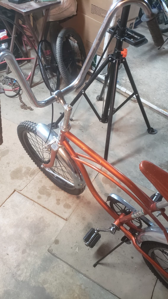 Vintage Orange Bicycle - photo 2