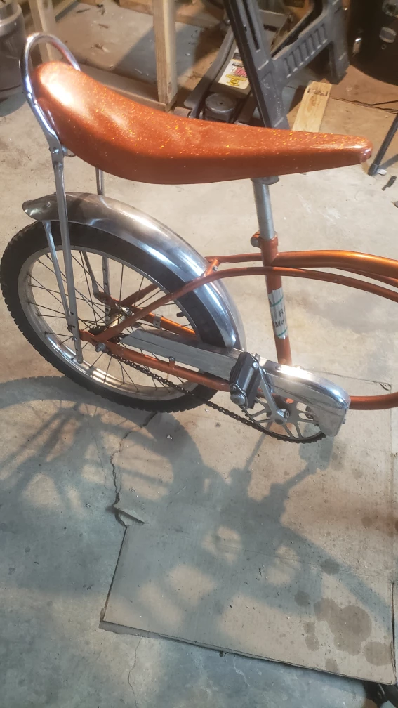 Vintage Orange Bicycle - photo 4