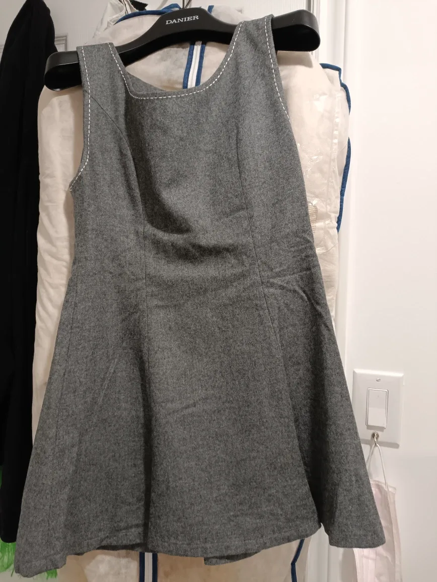 Grey Sleeveless Dress