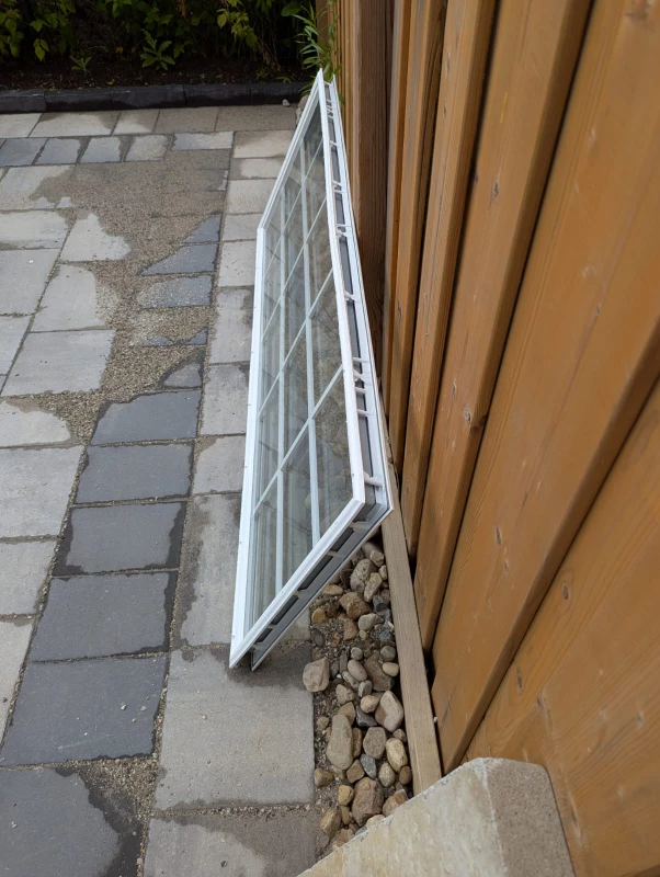 White Glass door insert - photo 2