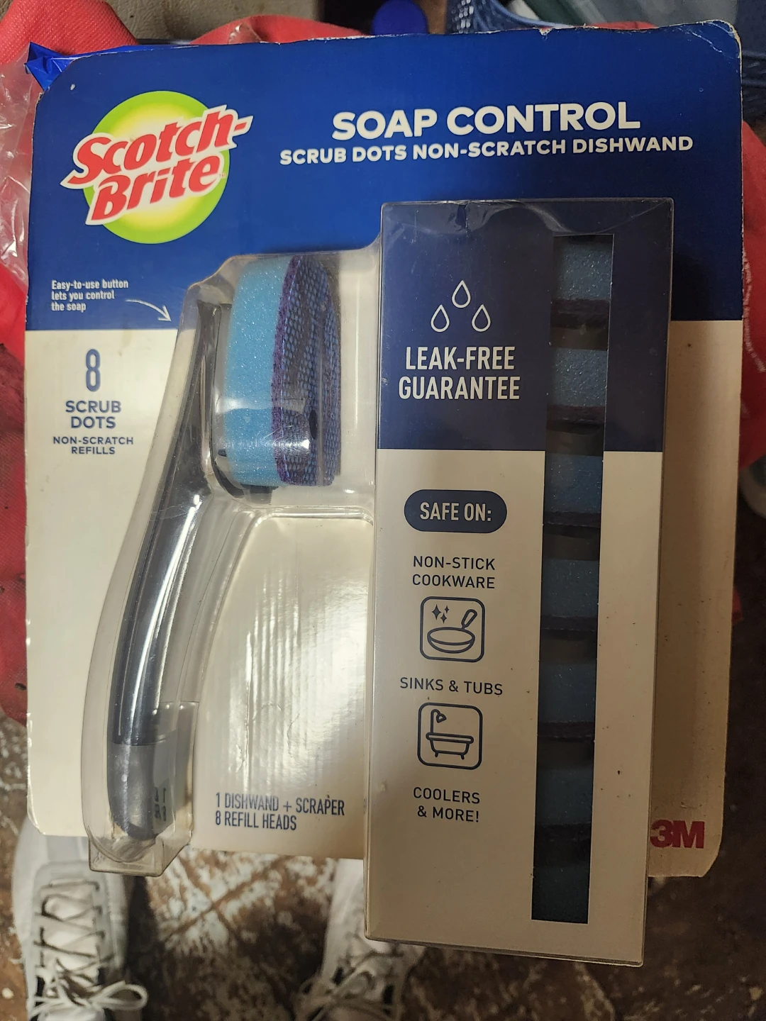 Scotch-Brite Soap Control Dishwand + 8 Refills