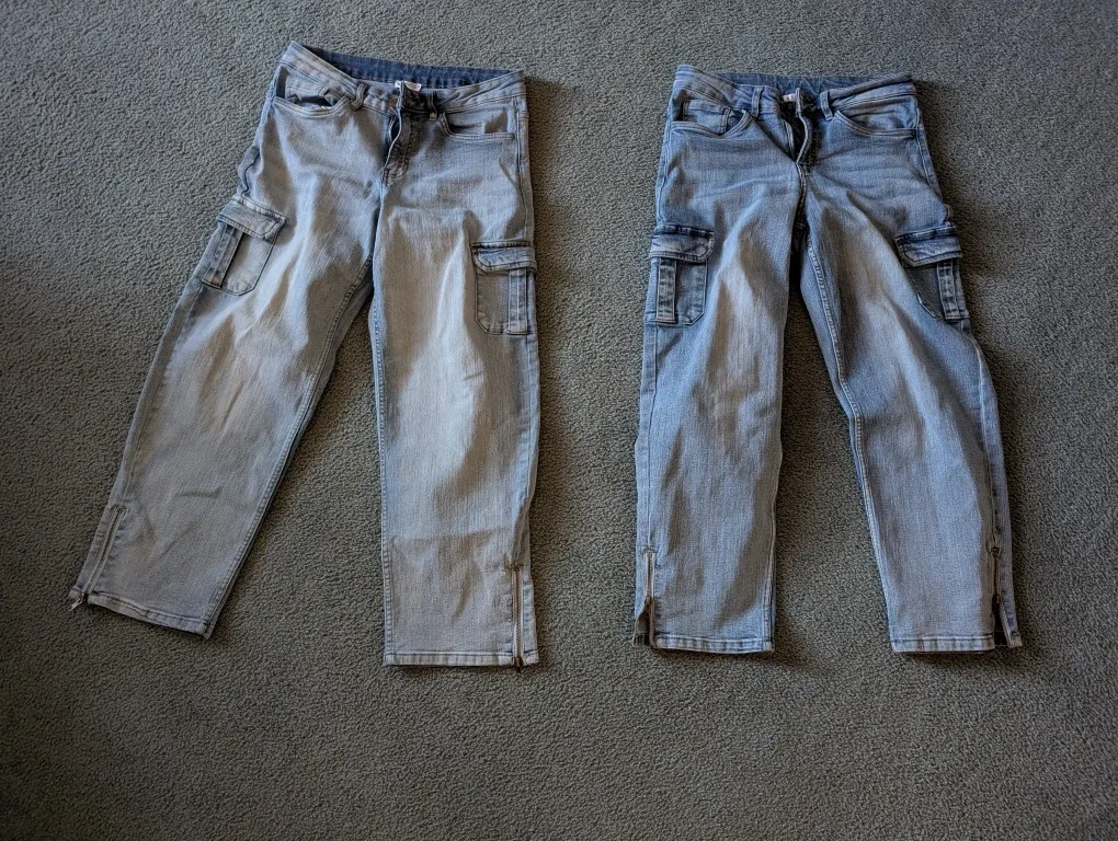 Venus Denim Cargo Pants image indicator(2)