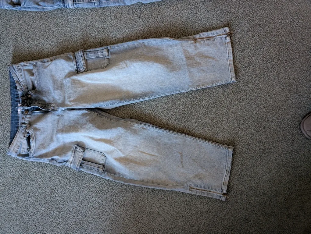 Venus Denim Cargo Pants image indicator(5)