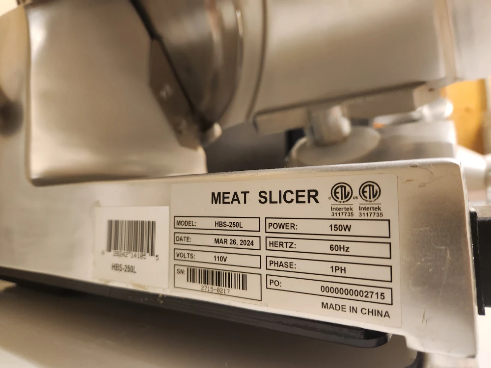 HBS-250L Meat Slicer - photo 4