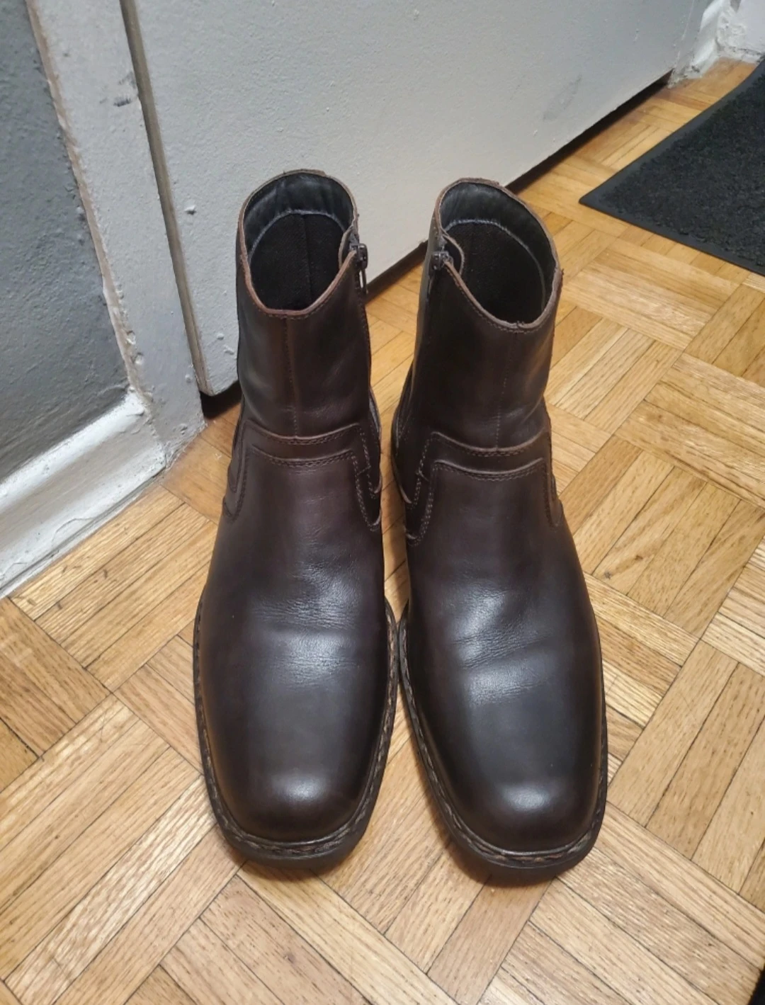 Men's  RJ Colt Brown Leather Boots New Size 10.5