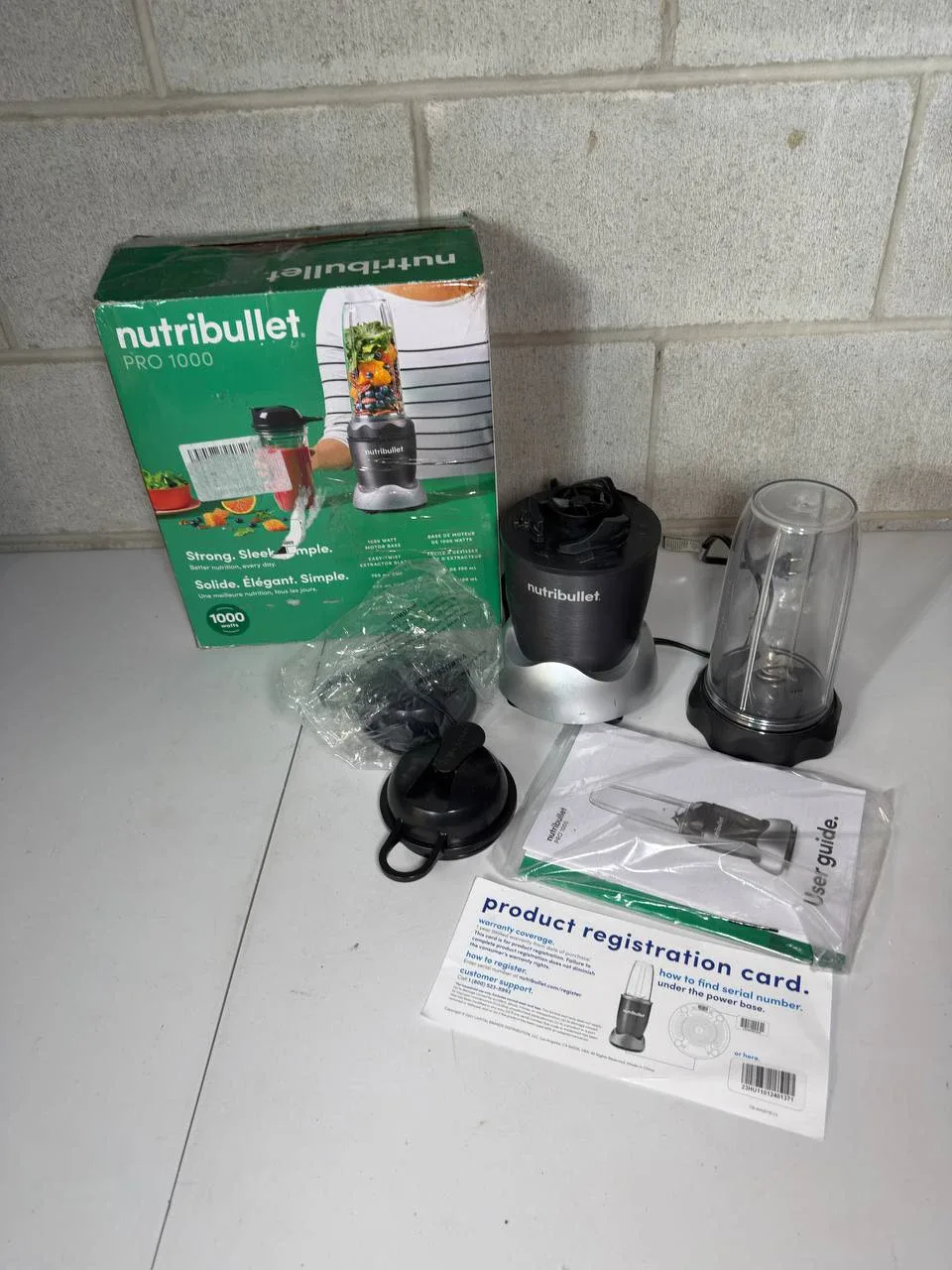 Nutri Bullet NB50100C Pro 1000 Single Serve Blender (1000W) image indicator(2)