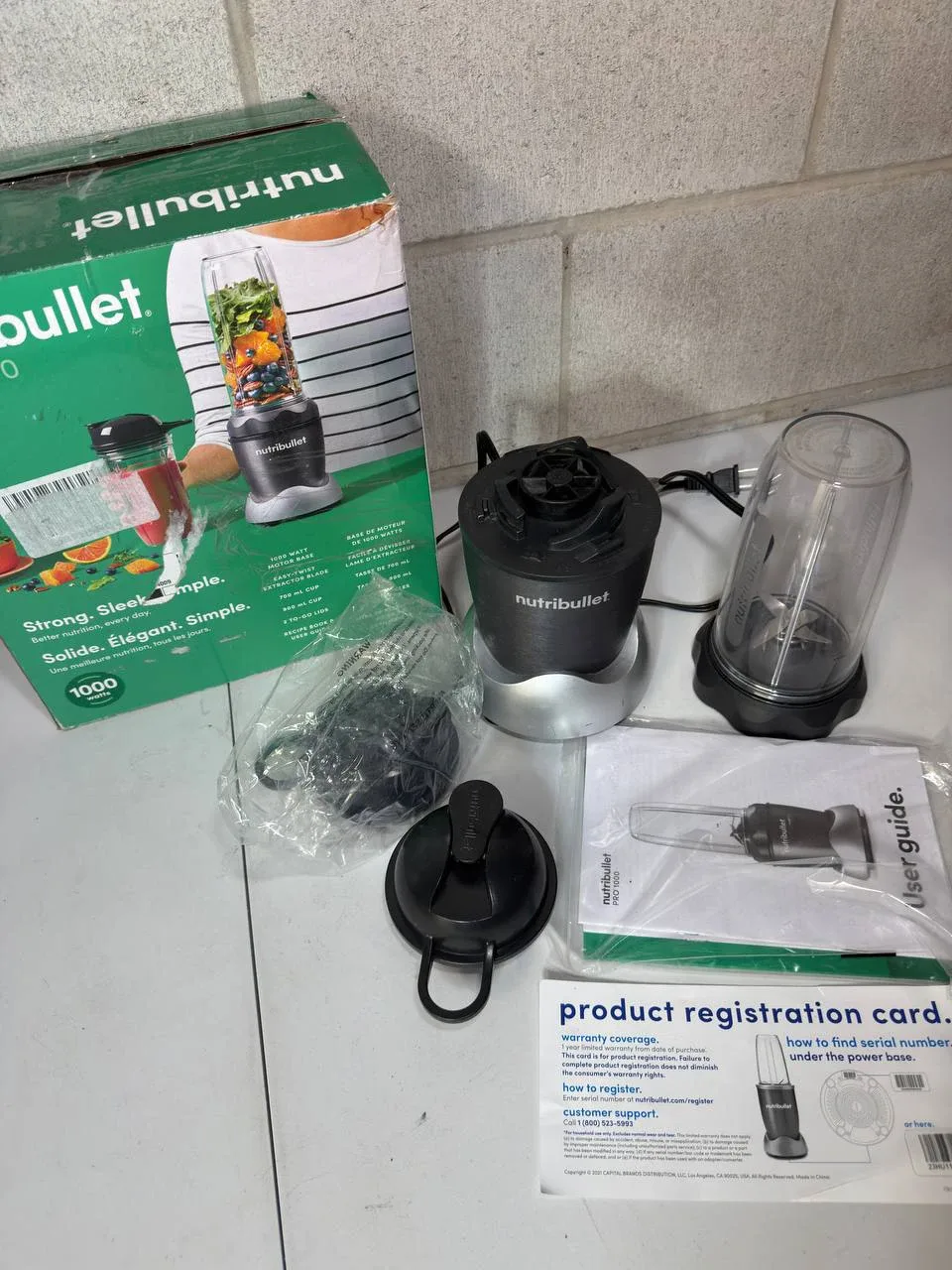 Nutri Bullet NB50100C Pro 1000 Single Serve Blender (1000W) image indicator(4)