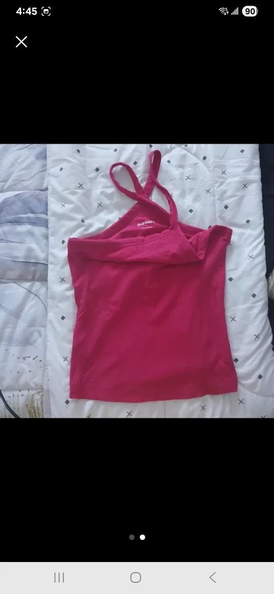 Old Navy Pink Halter Tops - Size M image indicator(2)