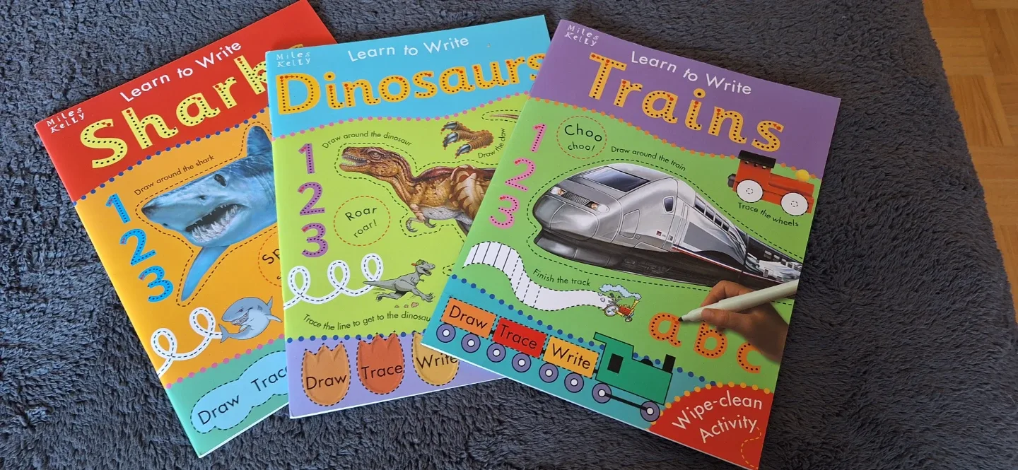 Learn to Write Wipe-Clean Activity Books🥕