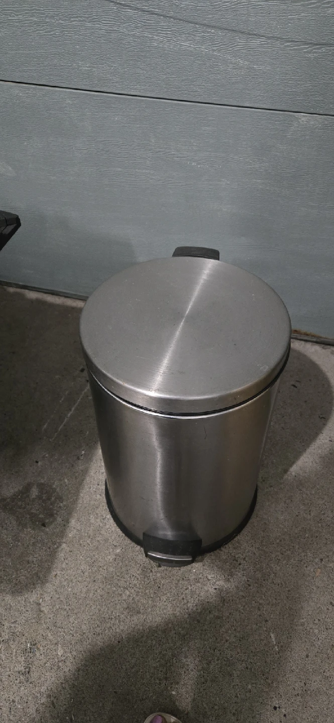 Stainless Steel Step-On Trash Can