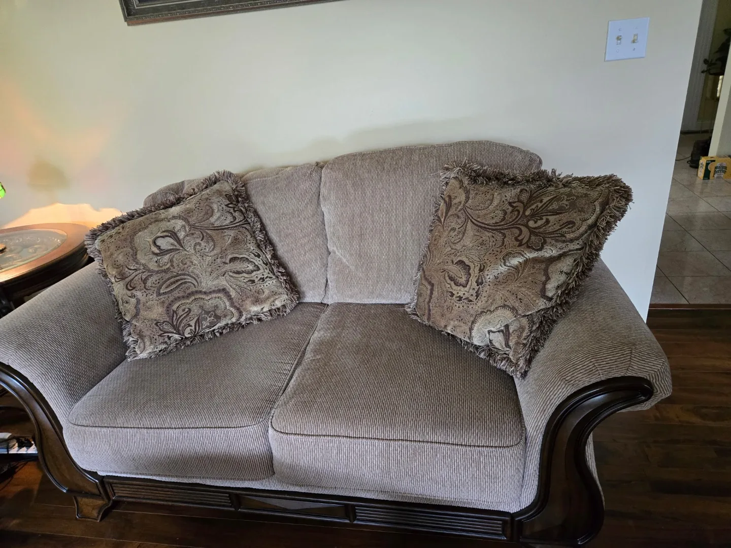 Sofa and Loveseat Set - Beige image indicator(2)