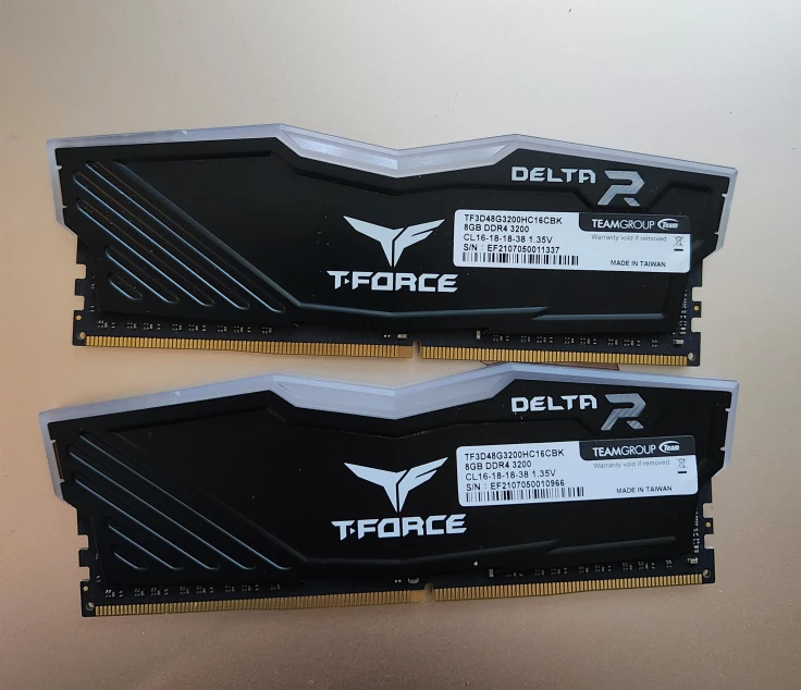 TeamGroup T-Force Delta 8GB DDR4 3200 RAM