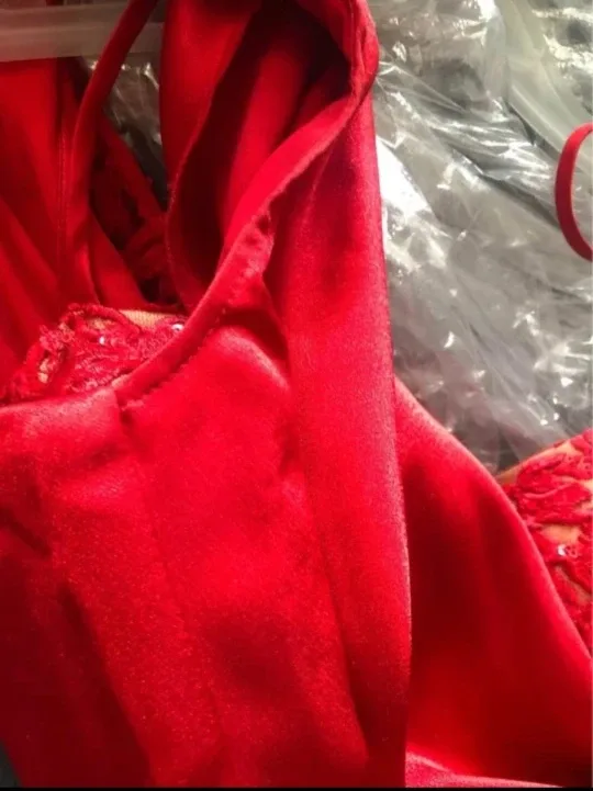 Red Satin Dress image indicator(8)