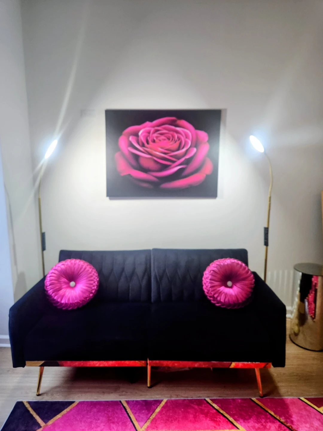 Gold LED Floor Lamp - photo 4