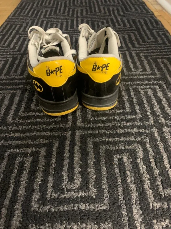 BAPE x Batman Bapesta Sneakers - Black/Yellow image indicator(3)