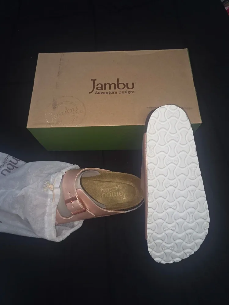 Jambu Woodstock Rose Gold Sandals - Women's Size 9 image indicator(2)