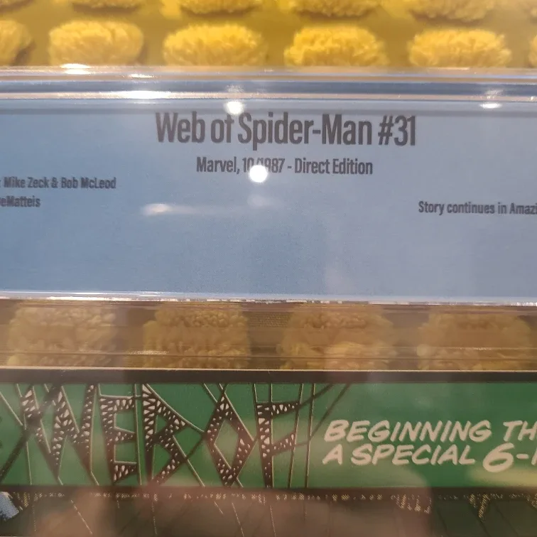Web of Spider-Man #31, Marvel 1987 CBCS 9.2 Graded Comic Book image indicator(4)