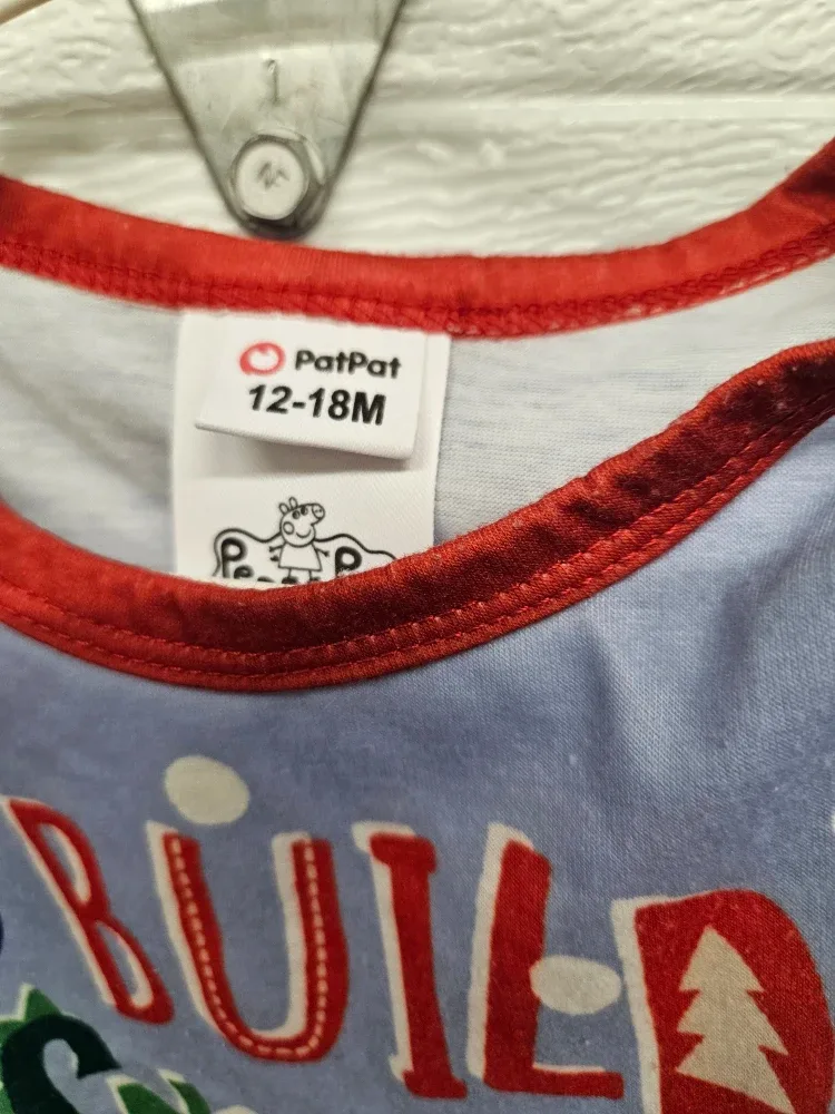 12-18M Peppa Pig Romper Let's Build A Snow image indicator(2)