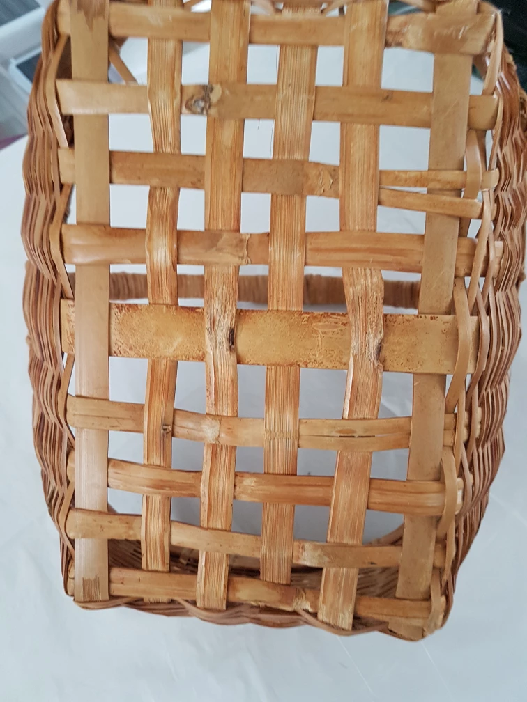 Woven Wicker Basket with Handle- Bought in Chile - photo 3