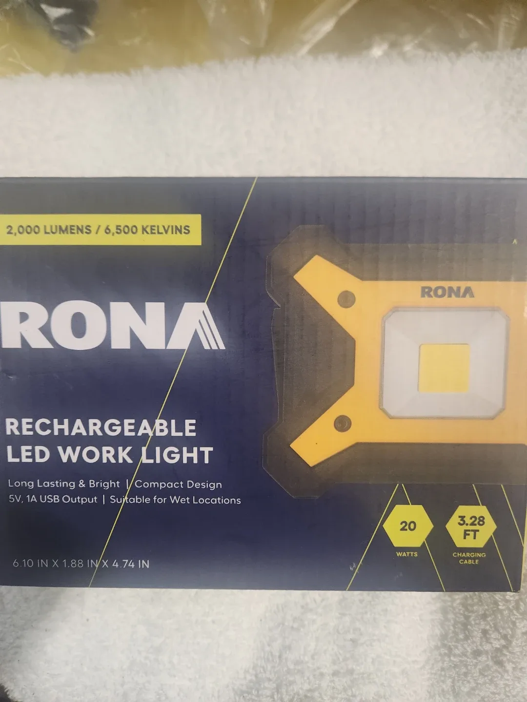 RONA Rechargeable LED Work Light