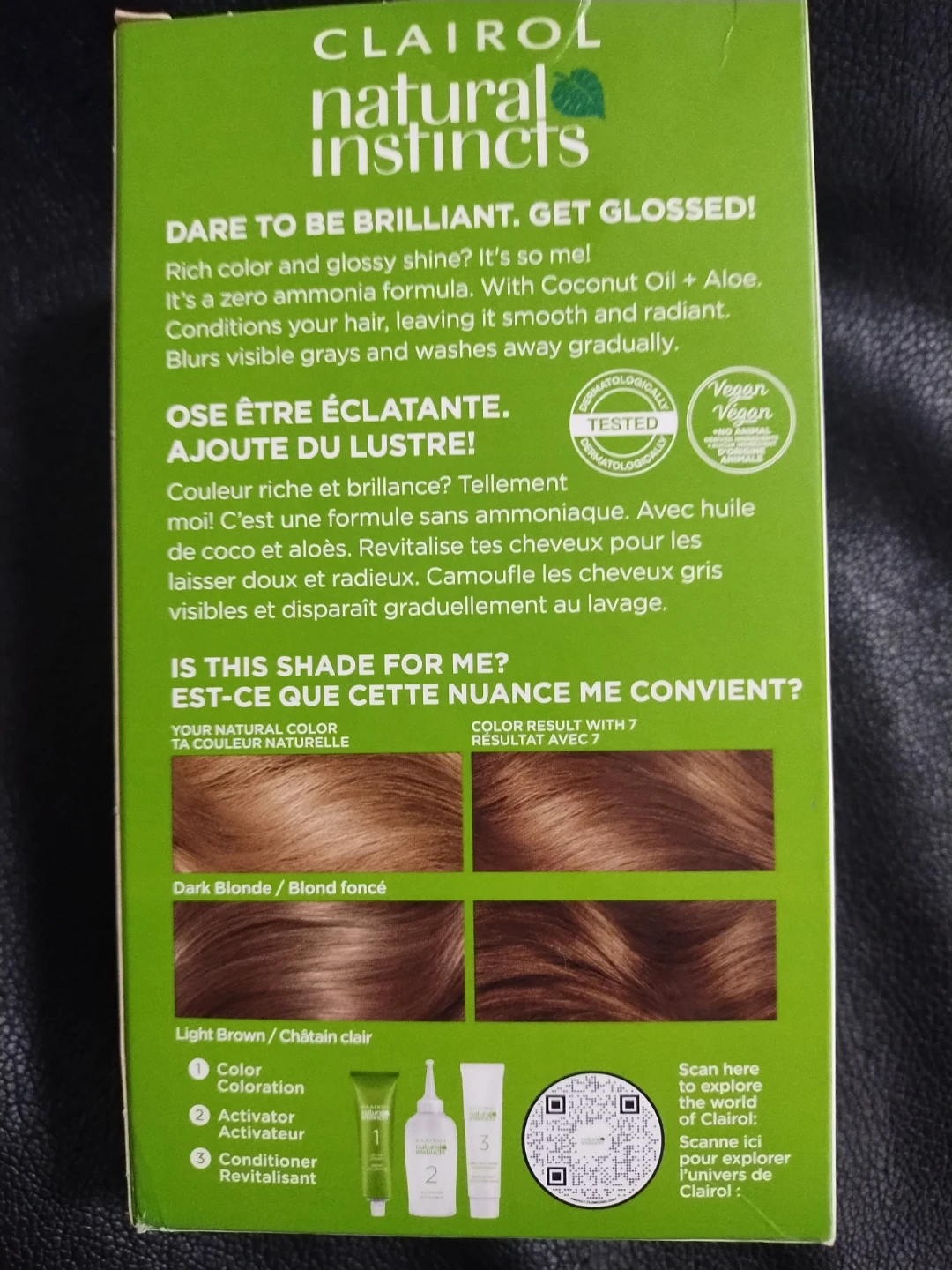 Clairol Natural Instincts 7 Dark Blonde Hair Dye - photo 3