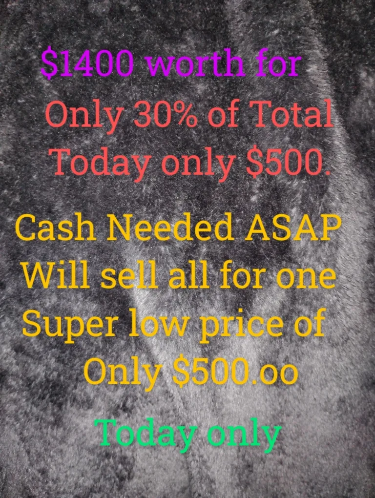 NEW TOOLS, CASH NEEDED TOOLS ARE NOT NEEDED. . .