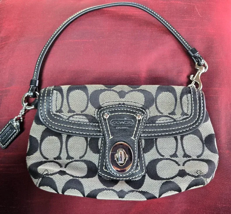 Coach Signature Wristlet/Clutch
