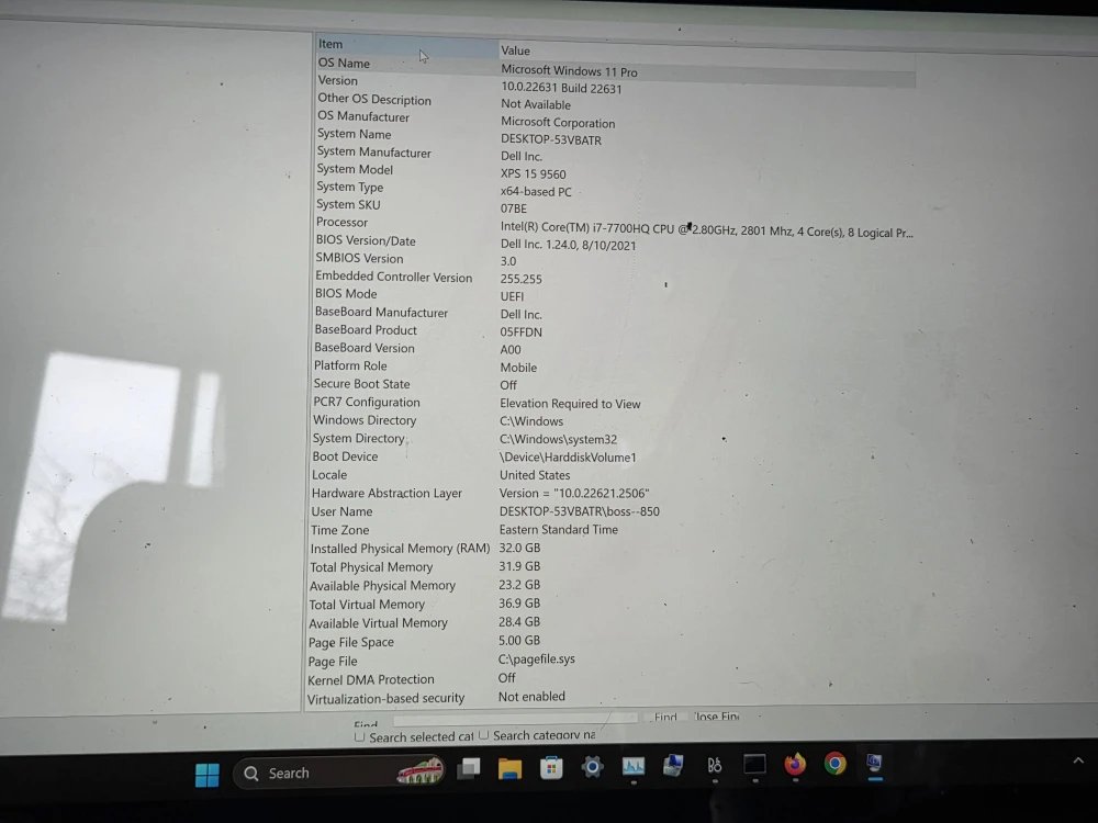 Dell XPS 15 9560 Laptop