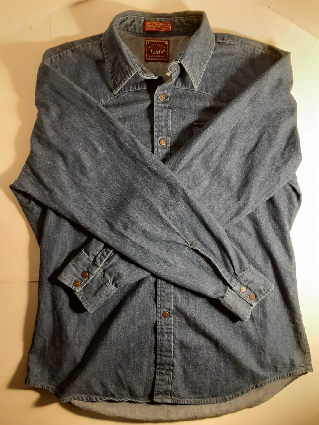 Long Sleeve Shirt | Levi's Authentic - S: L/G - photo 2