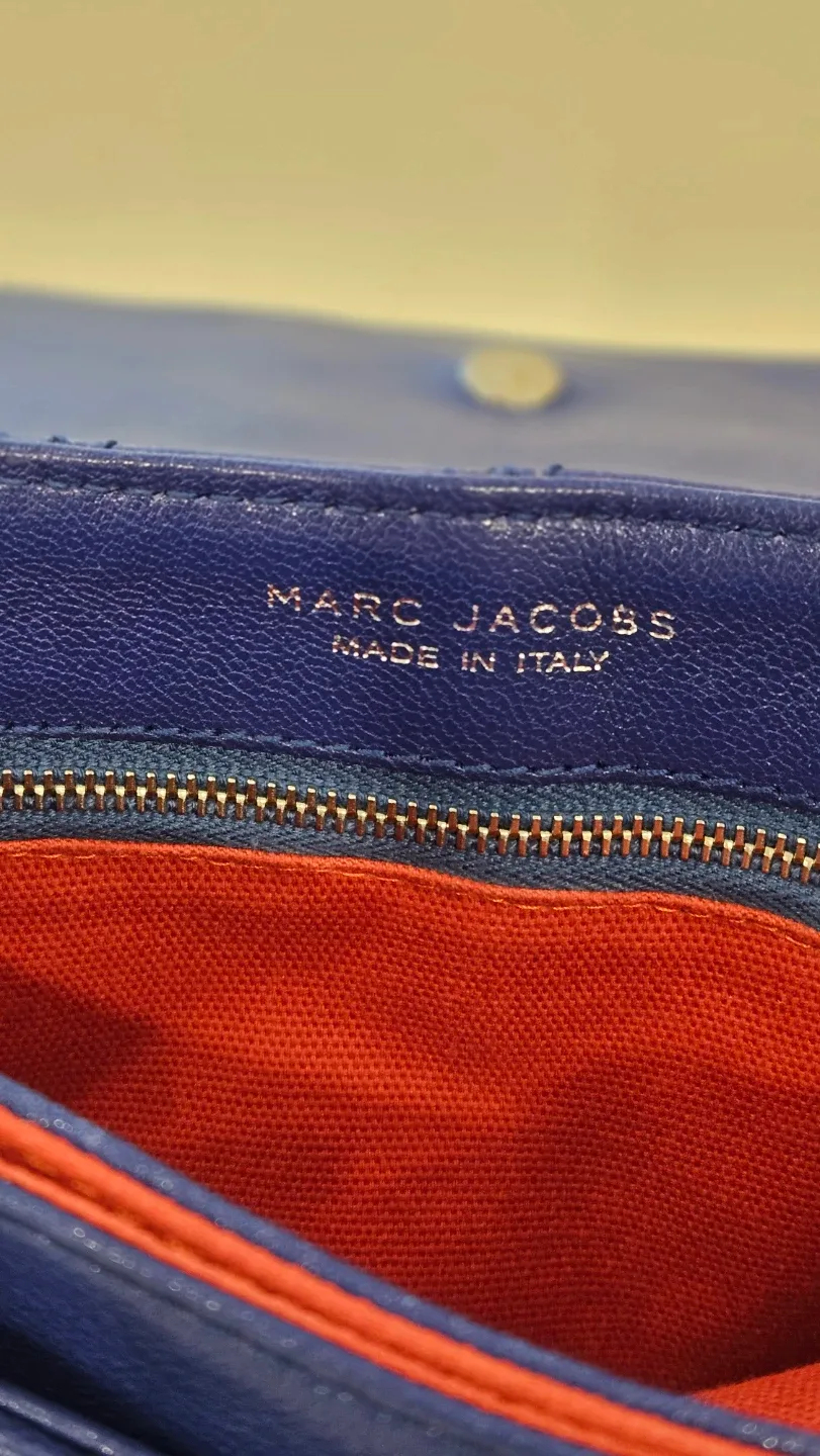 Marc by Marc Jacobs Blue Quilted Handbag image indicator(3)
