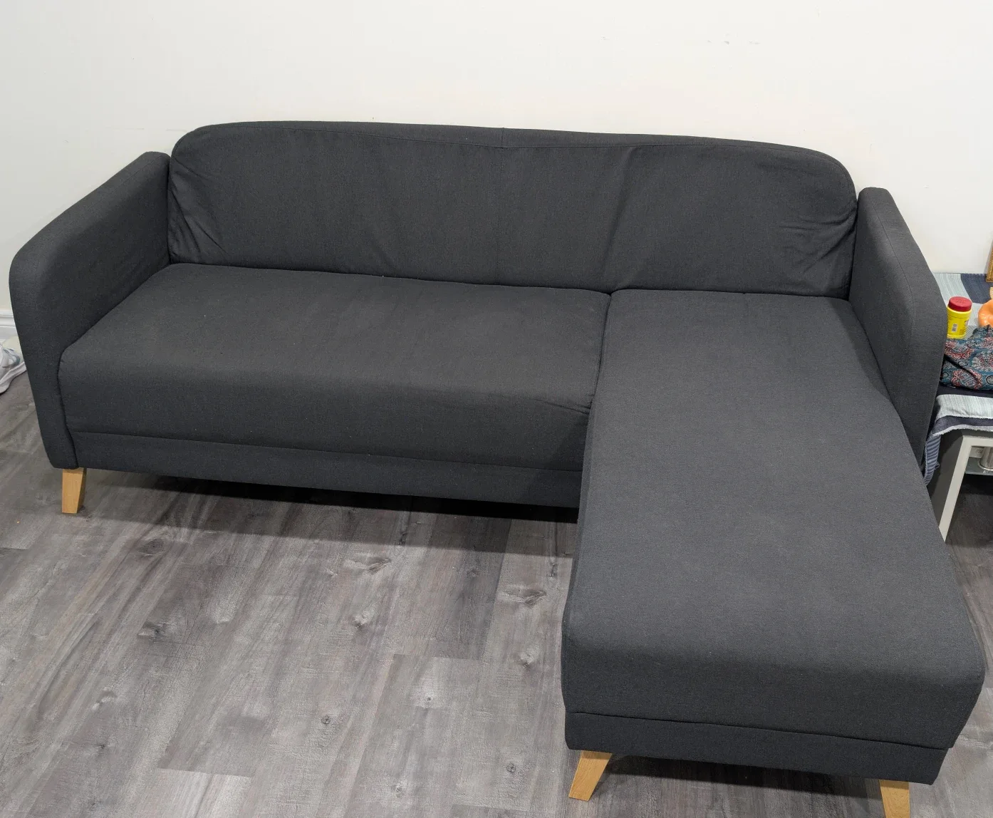 Dark Grey Sofa with Chaise image indicator(2)