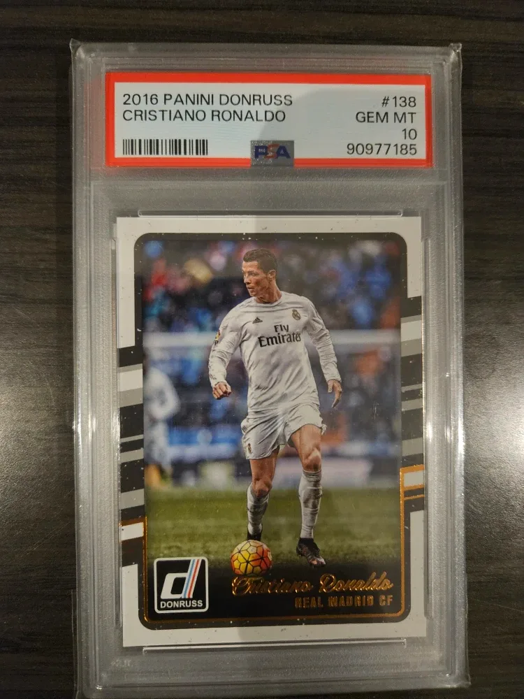 2016 Panini Donruss Cristiano Ronaldo #138 GEM MT 10