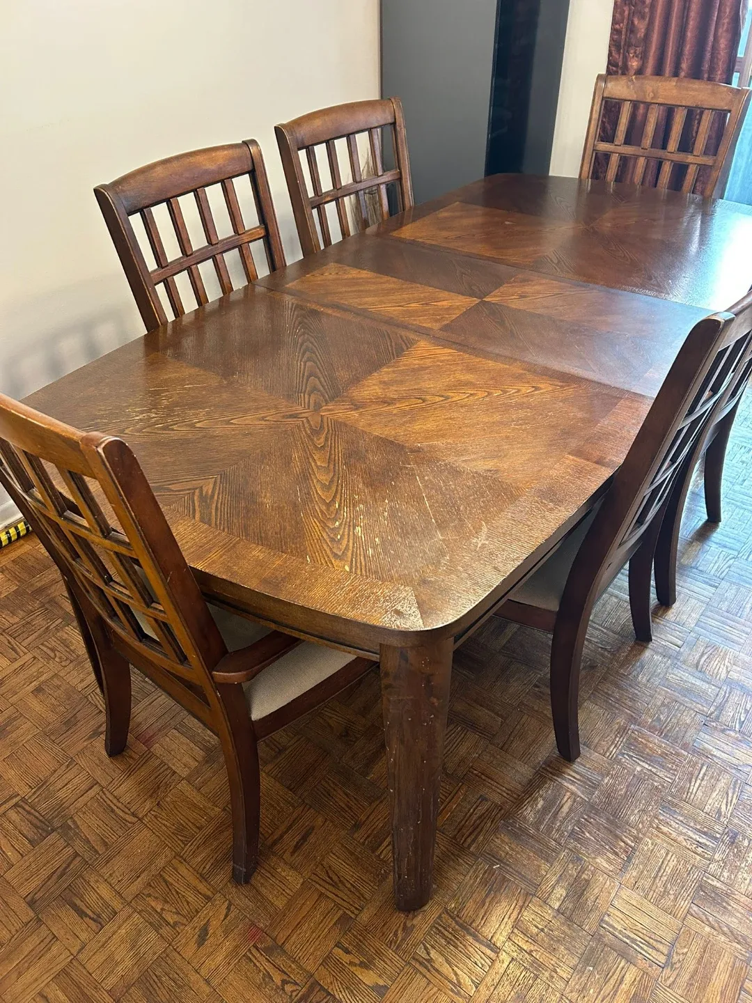Dining Table with 6 Chairs - Wood image indicator(6)