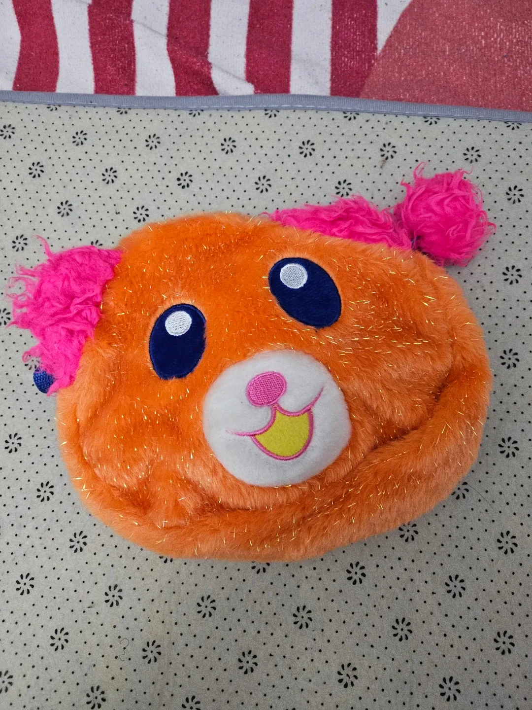 Orange Bear Plush Shoulder Bag thumbnail